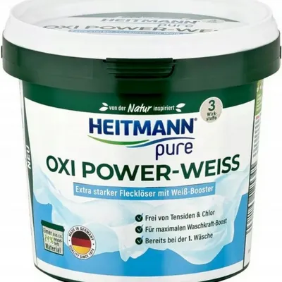 Heitmann pure oxi power odplamiacz do tkanin białych 500 g