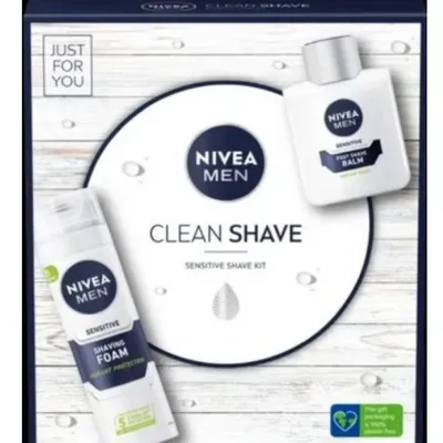 Nivea zestaw kosmetyków dla mężczyzn sensitive shave kit clean shave