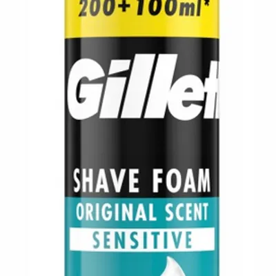 Gillette sensitive pianka do golenia 300 ml (zielona)