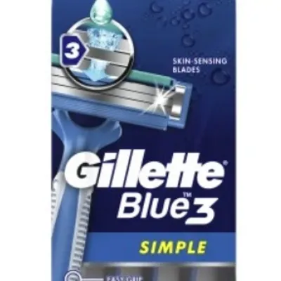 Gillette blue3 simple maszynka jednorazowa dla mężczyzn 4 szt