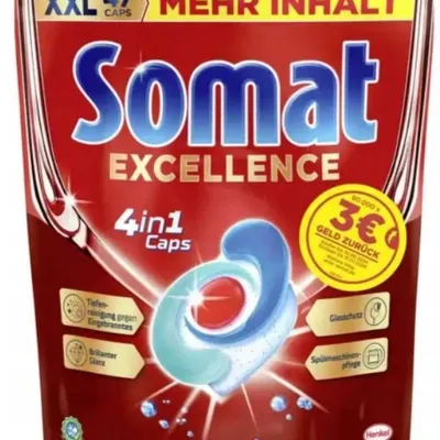 Somat kapsułki do zmywarki excellence 4w1 xxl 47 szt