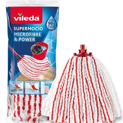 Vileda wkład do mopa supermocio microfibra&power
