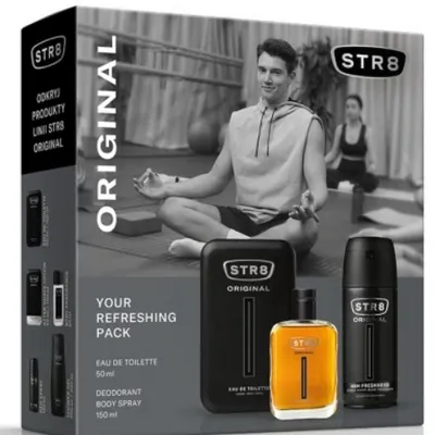 Str8 original zestaw upominkowy dezodorant 150 ml + woda toaletowa 50 ml