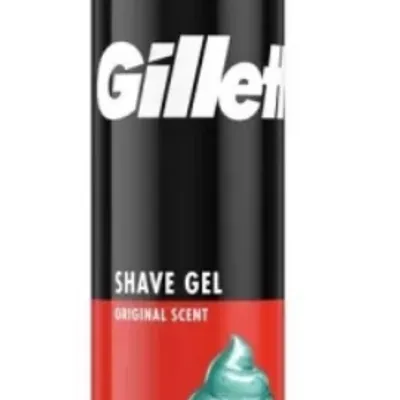 Gillette classic żel do golenia 200 ml (czerwony)