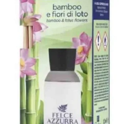 Felce azzurra patyczki zapachowe bamboo e fiori di loto 120 ml