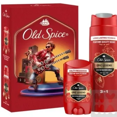 Zestaw prezentowy Old Spice epic legend dezodorant w sztycie 50 ml + żel pod prysznic 250 ml