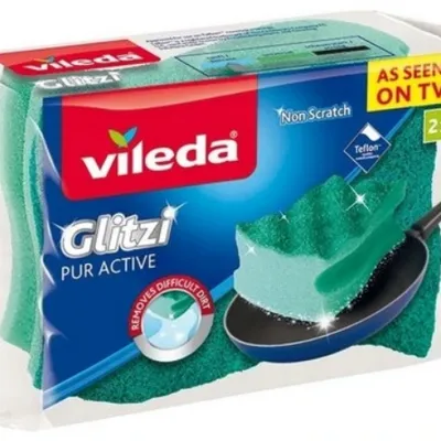 Vileda gąbka zmywak kuchenny pur active 2 szt