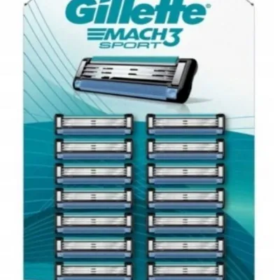 Gillette mach3 sport wkłady do maszynek 15 szt