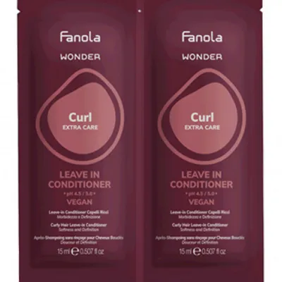 Fanola wonder curl leave in conditioner 2x15 ml
