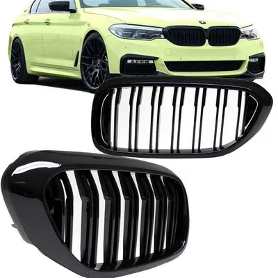 Grill bmw g30 g31 17- czarny połsysk