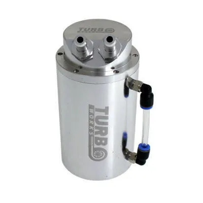 Oil catch tank 0.7L 20mm TurboWorks Silver