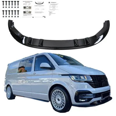 Przednie spoiler vw transporter t6.1 19-24 gloss