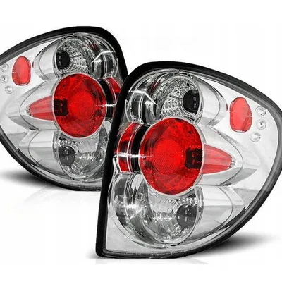 Lampy Tylne Chrysler Voyager Dodge 01-04 Chrome