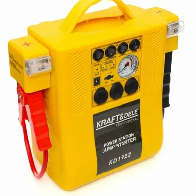 Jump starter 4W1 - urządzenie wielofunkcyjne - rozruch, kompresor, latarka KD1922