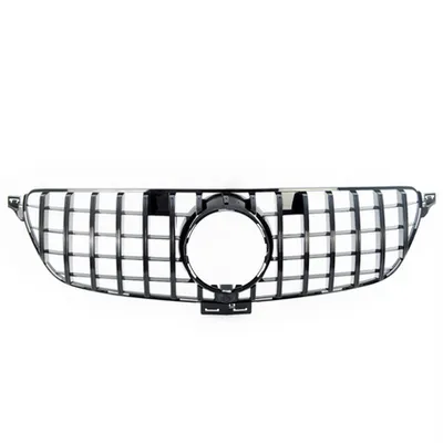 Grill sportowy GT Gloss Black Camera MERCEDES GLE W166 Facelift 2015-2019