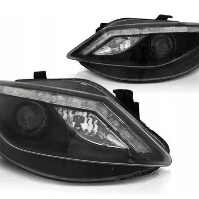 Lampy reflektory Seat Ibiza 6j 08-12 black led