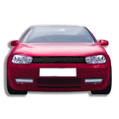 Grill sportowy black w/ mesh grille w/o emblem VW Golf 4 1997-2003