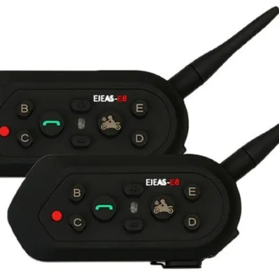 Interkom intercom motocyklowy E6 na 2 kaski