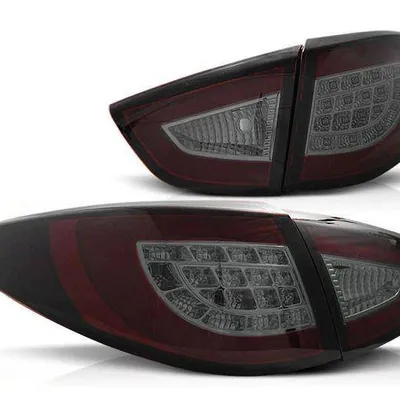 Lampy diodowe Hyundai IX35 09- red smoke led bar