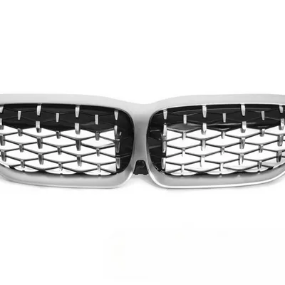 Grill diamond silver matt chrome bmw g20 / g21