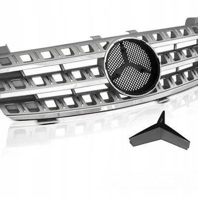Grill Atrapa Mercedes W164 05-08 Silver Chrome