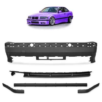 Zderzak tylny z dyfuzorem do bmw 3 e36 91-99