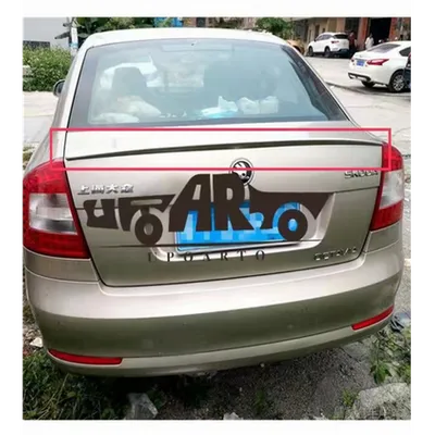 Lotka Lip Spoiler Gloss Black SKODA OCTAVIA II 2006-2014
