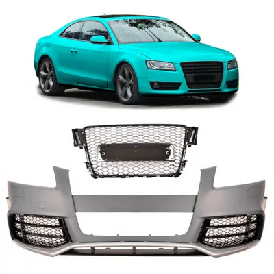 Przedni zderzak sport zestaw z grillem AUDI A5 przed liftem 2007-2011