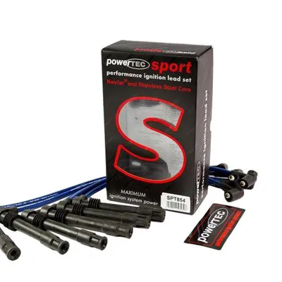 Przewody zapłonowe PowerTEC AUDI A6 A8 SKODA SUPERB 2.4-2.8L V6 94-04 Czerwone