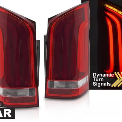 Lampy tylne LED Mercedes Vito W447 2014–2023 z dynamicznym kierunkowskazem