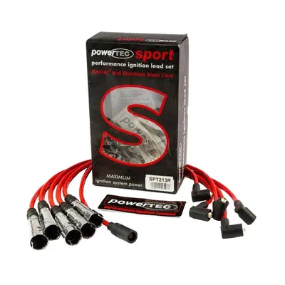 Przewody zapłonowe PowerTEC AUDI 90 100 200 A6 COUPE VW T4 83-95 Czerwone