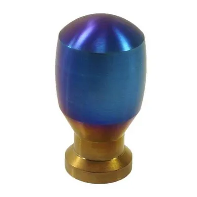 Aluminiowa gałka zmiany biegów Uniwersalna Typ A Titanium Blue