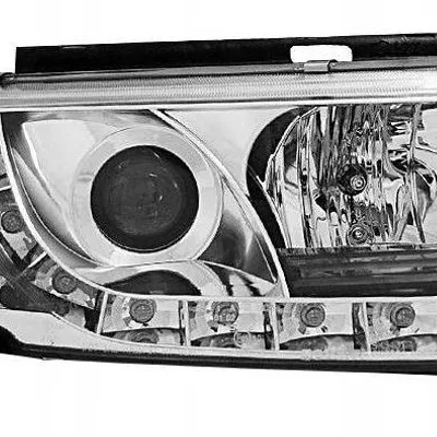 Reflektory przednie VW Passat B5 3B CHROM DAYLIGHT
