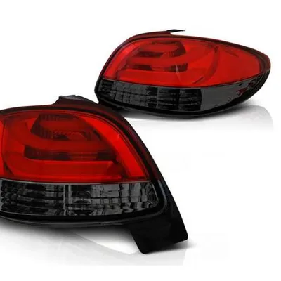 Lampy Diodowe Peugeot 206 98- Red Smoke Led Bar
