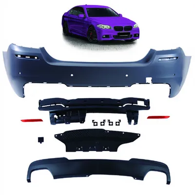 Tylny zderzak sport PDC zestaw z dyfuzorem BMW 5 F10 2010-2017