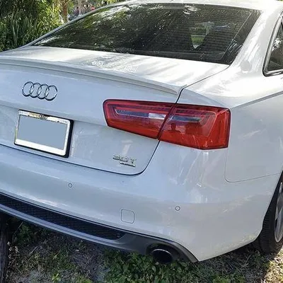 Lotka Lip Spoiler - Audi A6 C7 14+ OEM Style 4D (ABS)