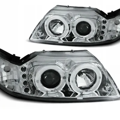 Lampy Reflektory Ford Mustang 98-04 Ringi Chrome