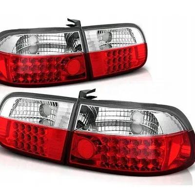 Lampy Diodowe Honda Civic 3d 91-95 Red White Led