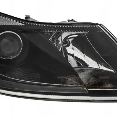 Reflektory lampy przednie Skoda Octavia II FL blac