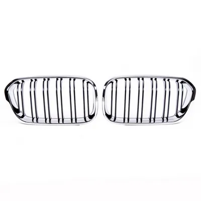 Grill sportowy podwójne żeberka Chrome & Black BMW 1 F20 F21 Facelift 2015-2019