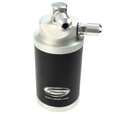 Oil catch tank 0.9L 18mm / 25mm Simota PRO Black