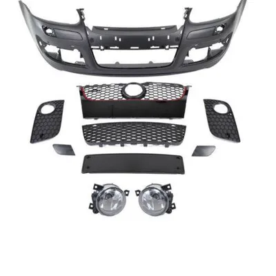 Zderzak przedni vw golf 5 03-09 look gti halogeny