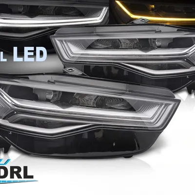 Lampy przednie reflektory FULL LED DRL Audi A6 C7 2014-2018 Sedan Avant bez AFS