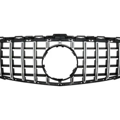 Grill mercedes w205 14- gtr panamerican chrom 360