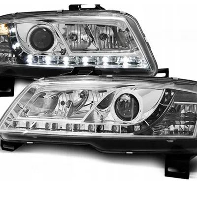 Lampy Reflektory Fiat Stilo 01-08 Daylight Chrome