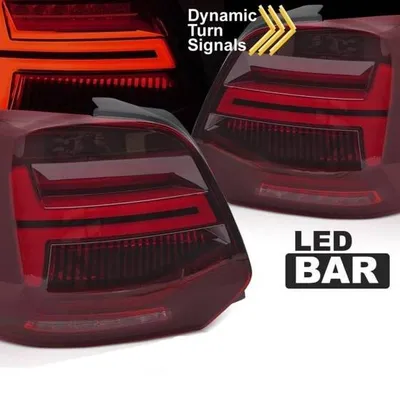 Lampy diodowe VW POLO V 09-17 RED LED BAR