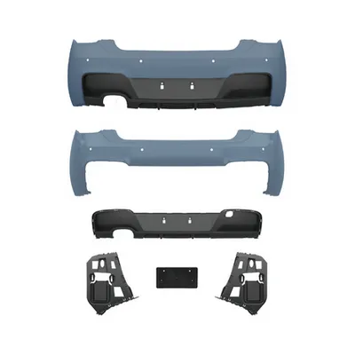 Tylny zderzak sport zestaw z dyfuzorem BMW 1 F20 F21 przed liftem 2011-2015