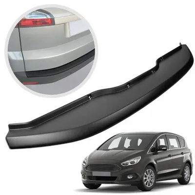 Nakładka listwa ochronna na tylny zderzak do FORD S-MAX 2006-2015 | ABS