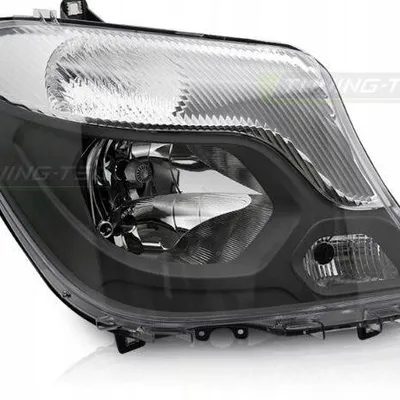 Lampa reflektor Mercedes Sprinter w906 13-18 black tyc prawa