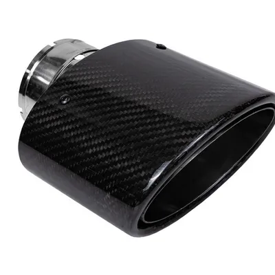 Końcówka Tłumika Typ:64 150mm wejście 70mm Carbon Gloss
